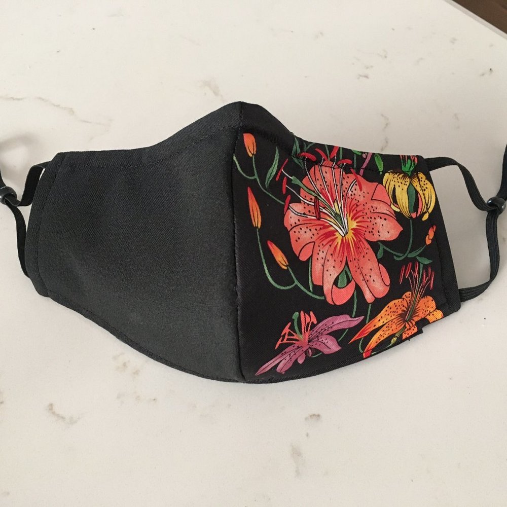 Face Mask, Gucci Fabric, Filter Pocket/Adjustable
